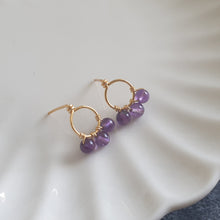 Load image into Gallery viewer, Olivia Studs - Amethyst