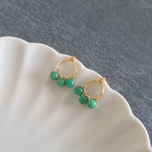 Load image into Gallery viewer, Olivia Studs - Russian Amazonite