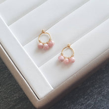 Load image into Gallery viewer, Olivia Studs - Rhodochrosite